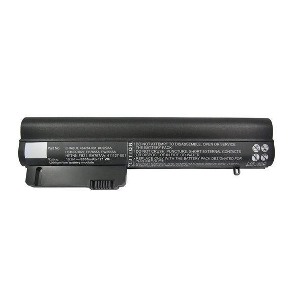 Batteries N Accessories BNA-WB-L15933 Laptop Battery - Li-ion, 10.8V, 6600mAh, Ultra High Capacity - Replacement for Compaq EH767AA Battery