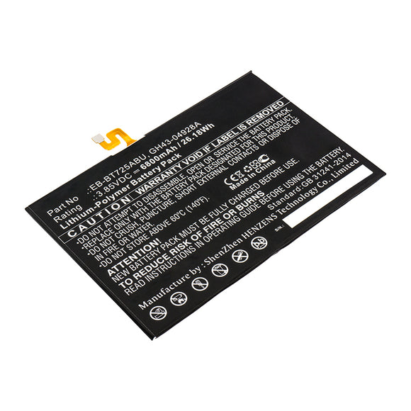 Batteries N Accessories BNA-WB-P13805 Tablet Battery - Li-Pol, 3.85V, 6800mAh, Ultra High Capacity - Replacement for Samsung EB-BT725ABU Battery