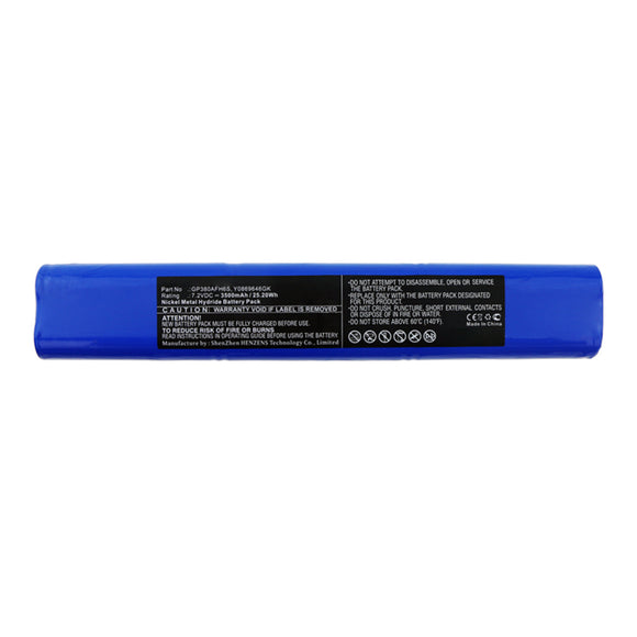 Batteries N Accessories BNA-WB-H16557 Equipment Battery - Ni-MH, 7.2V, 3500mAh, Ultra High Capacity - Replacement for Mettler GP380AFH6S Battery