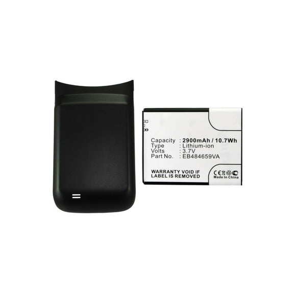 Batteries N Accessories BNA-WB-L12980 Cell Phone Battery - Li-ion, 3.7V, 2900mAh, Ultra High Capacity - Replacement for Samsung EB484659VA Battery