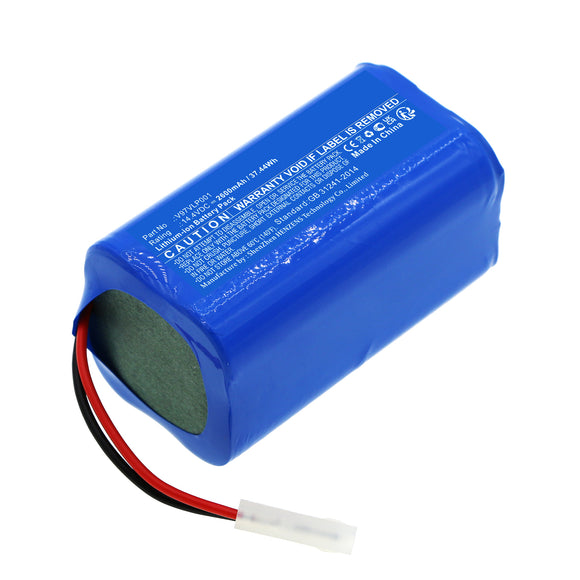 Batteries N Accessories BNA-WB-L18002 Vacuum Cleaner Battery - Li-ion, 14.4V, 2600mAh, Ultra High Capacity - Replacement for Panasonic V97VLP001 Battery