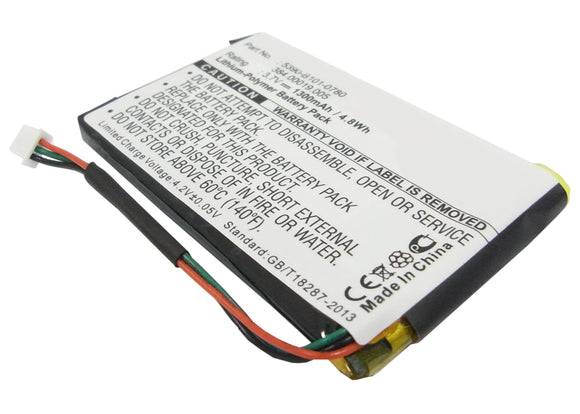 Batteries N Accessories BNA-WB-P4210 GPS Battery - Li-Pol, 3.7V, 1300 mAh, Ultra High Capacity Battery - Replacement for Magellan 0829FL22538 Battery