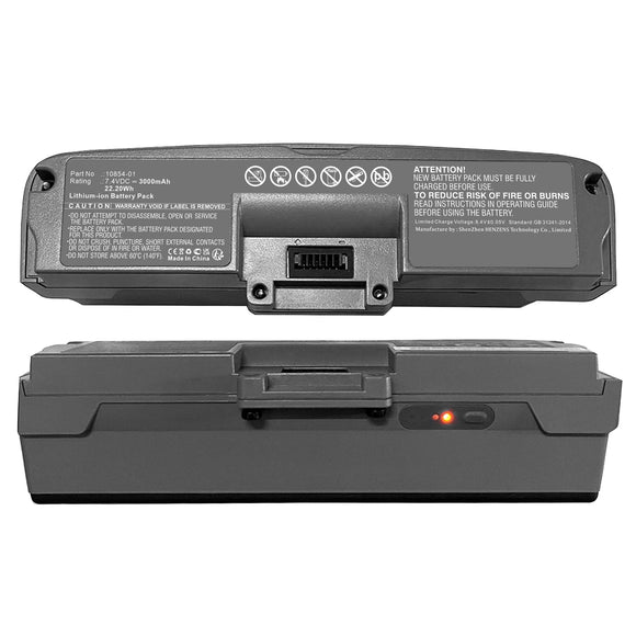 Batteries N Accessories BNA-WB-L18792 Equipment Battery - Li-ion, 7.4V, 3000mAh, Ultra High Capacity - Replacement for Trimble 10854-01 Battery