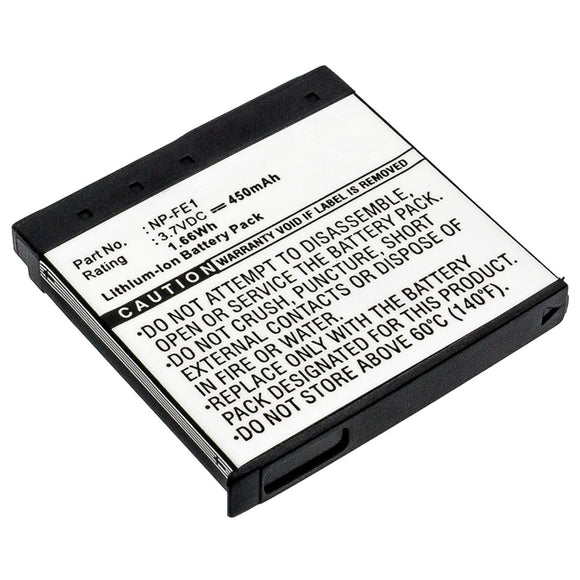 Batteries N Accessories BNA-WB-L9174 Digital Camera Battery - Li-ion, 3.7V, 450mAh, Ultra High Capacity - Replacement for Sony NP-FE1 Battery