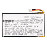 Batteries N Accessories BNA-WB-P4115 GPS Battery - Li-Pol, 3.7V, 1500 mAh, Ultra High Capacity Battery - Replacement for Bushnell H603759-1S1P Battery