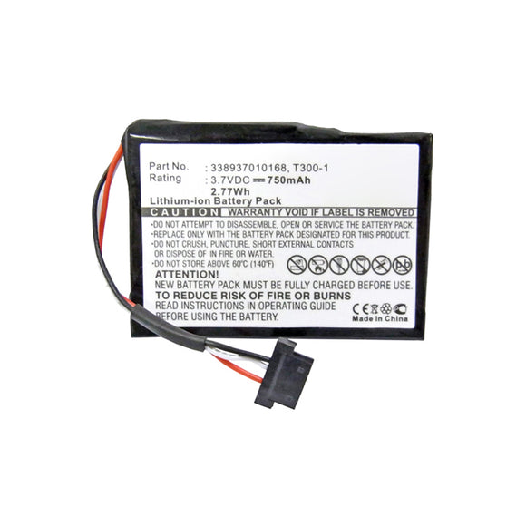 Batteries N Accessories BNA-WB-L16565 GPS Battery - Li-ion, 3.7V, 750mAh, Ultra High Capacity - Replacement for Medion T300-1 Battery