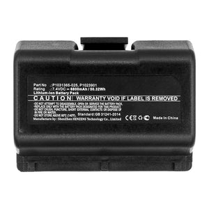 Batteries N Accessories BNA-WB-L14306 Printer Battery - Li-ion, 7.4V, 6800mAh, Ultra High Capacity - Replacement for Zebra BTRY-MPP-34MA1-01 Battery