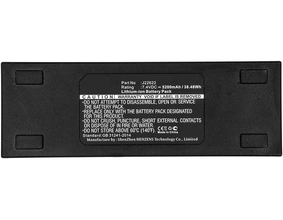 Batteries N Accessories BNA-WB-L8221 Wireless Headset Battery - Li-ion, 7.4V, 5200mAh, Ultra High Capacity Battery - Replacement for Mackie J22622 Battery