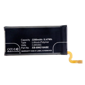 Batteries N Accessories BNA-WB-P13175 Cell Phone Battery - Li-Pol, 3.85V, 2200mAh, Ultra High Capacity - Replacement for Samsung EB-BW218ABE Battery