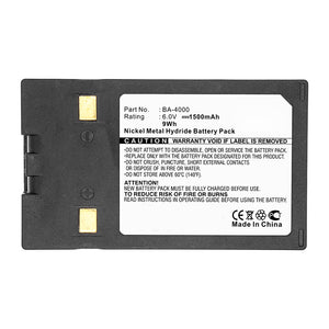 Batteries N Accessories BNA-WB-H16988 Laptop Battery - Ni-MH, 6V, 1500mAh, Ultra High Capacity - Replacement for Brother BA-400 Battery