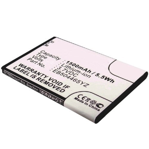 Batteries N Accessories BNA-WB-L3941 Cell Phone Battery - Li-ion, 3.7, 1500mAh, Ultra High Capacity Battery - Replacement for Samsung EB504465IZ, EB504465YZ Battery