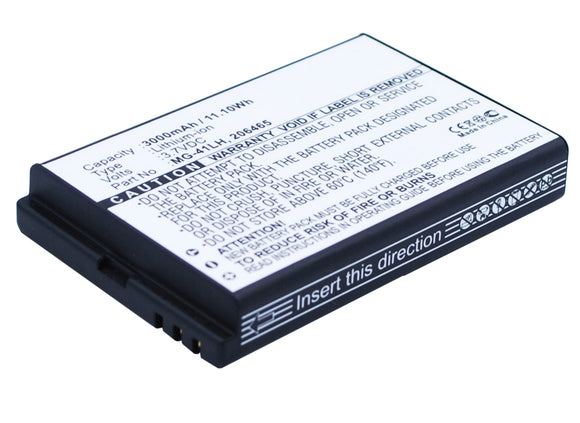 Batteries N Accessories BNA-WB-L4120 GPS Battery - Li-Ion, 3.7V, 3000 mAh, Ultra High Capacity Battery - Replacement for CHC 206465 Battery