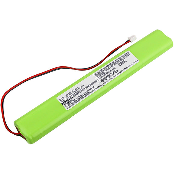 Batteries N Accessories BNA-WB-H11245 Emergency Lighting Battery - Ni-MH, 9.6V, 1800mAh, Ultra High Capacity - Replacement for Lithonia ELB-B003 Battery