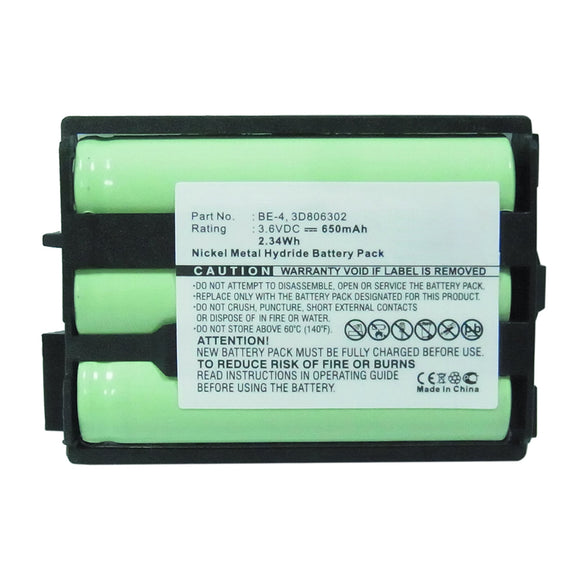 Batteries N Accessories BNA-WB-H16762 Cell Phone Battery - Ni-MH, 3.6V, 650mAh, Ultra High Capacity - Replacement for Alcatel 3D806302 Battery