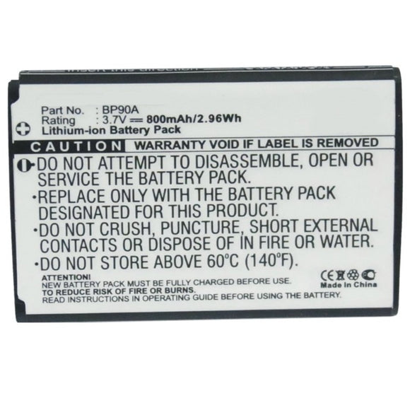 Batteries N Accessories BNA-WB-L9130 Digital Camera Battery - Li-ion, 3.7V, 800mAh, Ultra High Capacity - Replacement for Samsung BP90A Battery