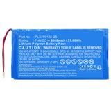 Batteries N Accessories BNA-WB-P17749 Diagnostic Scanner Battery - Li-Pol, 7.4V, 5000mAh, Ultra High Capacity - Replacement for XTOOL PL3769122-2S Battery