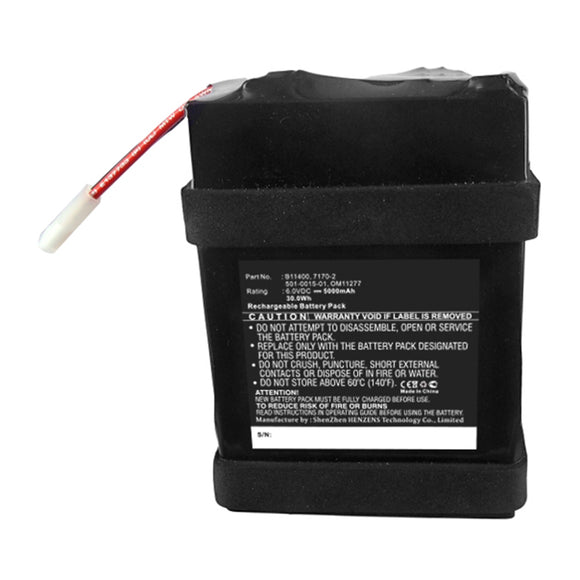 Batteries N Accessories BNA-WB-S14251 Medical Battery - Sealed Lead Acid, 6V, 5000mAh, Ultra High Capacity - Replacement for Welch-Allyn 4200-84 Battery