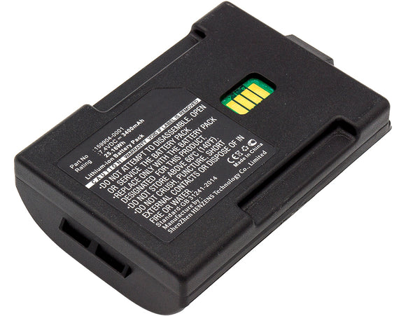 Batteries N Accessories BNA-WB-L1306 Barcode Scanner Battery - Li-ion, 7.4, 3400mAh, Ultra High Capacity - Replacement for LXE 159904-0001, 163467-0001 Battery