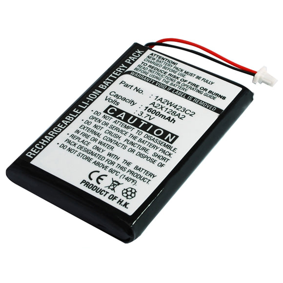 Batteries N Accessories BNA-WB-L4113 GPS Battery - Li-Ion, 3.7V, 1600 mAh, Ultra High Capacity Battery - Replacement for BTI 1A2W423C2 Battery