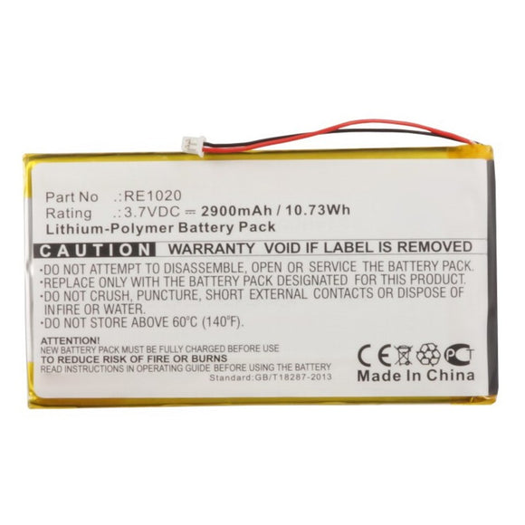 Batteries N Accessories BNA-WB-P13648 Player Battery - Li-Pol, 3.7V, 2900mAh, Ultra High Capacity - Replacement for Rollei ES1020G MP3 Player Battery