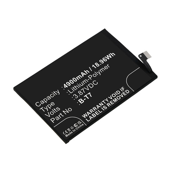 Batteries N Accessories BNA-WB-P17195 Cell Phone Battery - Li-Pol, 3.87V, 4900mAh, Ultra High Capacity - Replacement for VIVO  B-T7 Battery