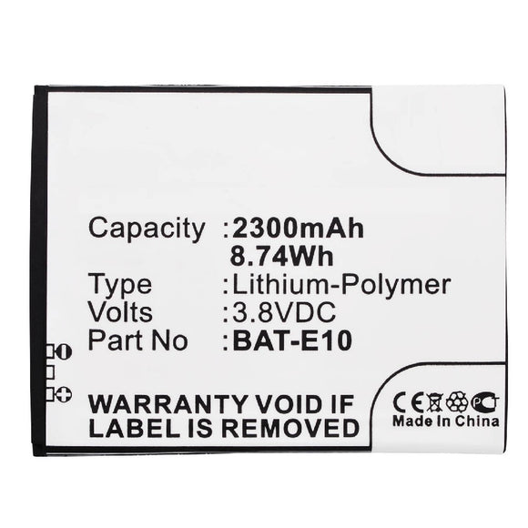 Batteries N Accessories BNA-WB-P3014 Cell Phone Battery - Li-Pol, 3.8V, 2300 mAh, Ultra High Capacity Battery - Replacement for Acer BAT-E10 Battery