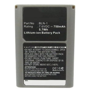 Batteries N Accessories BNA-WB-L9040 Digital Camera Battery - Li-ion, 7.6V, 750mAh, Ultra High Capacity - Replacement for Olympus BLN-1 Battery