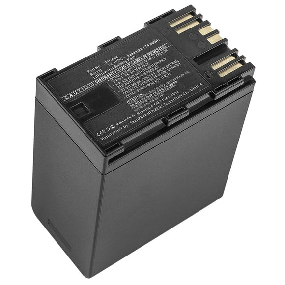 Batteries N Accessories BNA-WB-L8850 Digital Camera Battery - Li-ion, 14.4V, 5200mAh, Ultra High Capacity - Replacement for Canon BP-A60 Battery