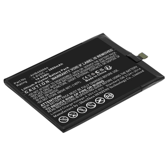 Batteries N Accessories BNA-WB-P18369 Cell Phone Battery - Li-Pol, 3.8V, 3900mAh, Ultra High Capacity - Replacement for Meder AHB466684 Battery
