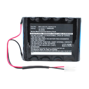 Batteries N Accessories BNA-WB-H15089 Medical Battery - Ni-MH, 12V, 3000mAh, Ultra High Capacity - Replacement for Burdick 862278 Battery