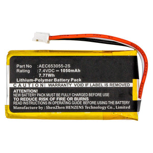 Batteries N Accessories BNA-WB-P8117 Speaker Battery - Li-Pol, 7.4V, 1050mAh, Ultra High Capacity Battery - Replacement for JBL AEC653055-2S Battery