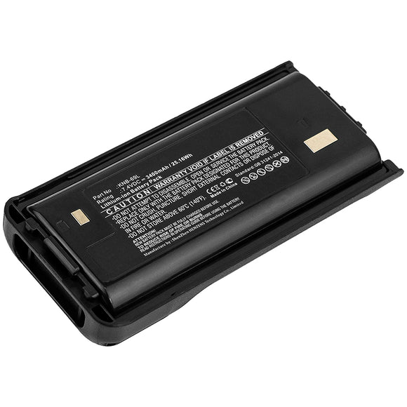 Batteries N Accessories BNA-WB-L1067 2-Way Radio Battery - Li-ion, 7.4, 3400mAh, Ultra High Capacity Battery - Replacement for Kenwood KNB-69L Battery