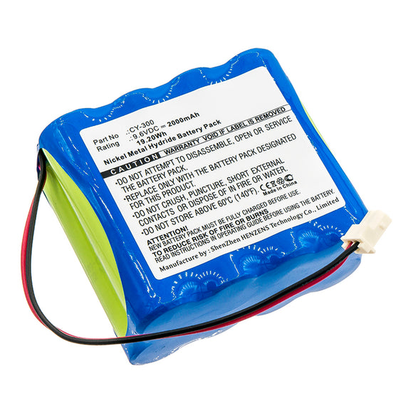 Batteries N Accessories BNA-WB-H13608 Medical Battery - Ni-MH, 9.6V, 2000mAh, Ultra High Capacity - Replacement for Smiths CY-300 Battery