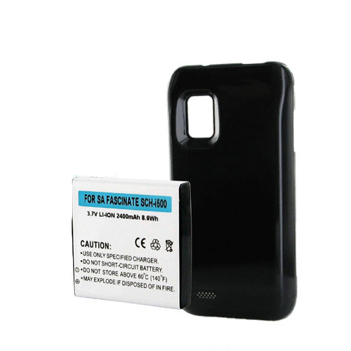 Batteries N Accessories BNA-WB-BLI 1249-2.4 Cell Phone Battery - Li-Ion, 3.7V, 2400 mAh, Ultra High Capacity Battery - Replacement for Samsung SCH-I500 Battery