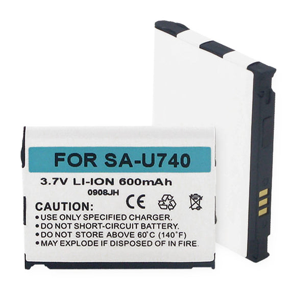 Batteries N Accessories BNA-WB-BLI 1011-.6 Cell Phone Battery - Li-Ion, 3.7V, 650 mAh, Ultra High Capacity Battery - Replacement for Samsung SCH-U700 Battery