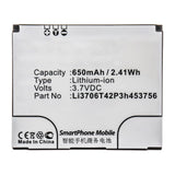 Batteries N Accessories BNA-WB-L14109 Cell Phone Battery - Li-ion, 3.7V, 650mAh, Ultra High Capacity - Replacement for ZTE Li3706T42P3h453756 Battery