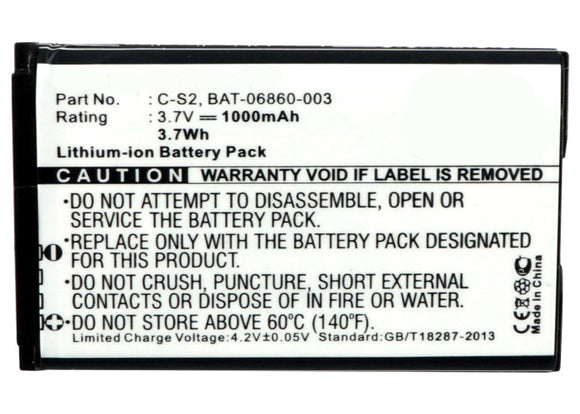 Batteries N Accessories BNA-WB-L3763 Cell Phone Battery - Li-ion, 3.7, 1000mAh, Ultra High Capacity Battery - Replacement for BlackBerry ACC-10477-001, BAT-06860-002 Battery