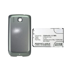 Batteries N Accessories BNA-WB-L15628 Cell Phone Battery - Li-ion, 3.7V, 2200mAh, Ultra High Capacity - Replacement for HTC 35H00125-07M Battery