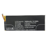 Batteries N Accessories BNA-WB-P3355 Cell Phone Battery - Li-Pol, 3.8V, 2460 mAh, Ultra High Capacity Battery - Replacement for Huawei HB3543B4EBW Battery