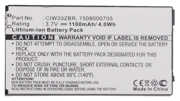 Batteries N Accessories BNA-WB-L405 Cordless Phones Battery - Li-Ion, 3.7V, 1100 mAh, Ultra High Capacity Battery - Replacement for CISCO 7508000705 Battery