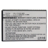 Batteries N Accessories BNA-WB-L12989 Cell Phone Battery - Li-ion, 3.7V, 1500mAh, Ultra High Capacity - Replacement for Samsung EB-L1F2HBU Battery