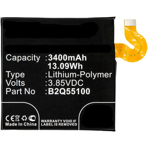 Batteries N Accessories BNA-WB-P8304 Cell Phone Battery - Li-Pol, 3.85V, 3400mAh, Ultra High Capacity Battery - Replacement for HTC 35H00278-00M, B2Q55100 Battery