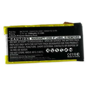 Batteries N Accessories BNA-WB-BLP-1360-1.5 Cell Phone Battery - Li-Pol, 3.7V, 1500 mAh, Ultra High Capacity Battery - Replacement for HTC BK76100 Battery