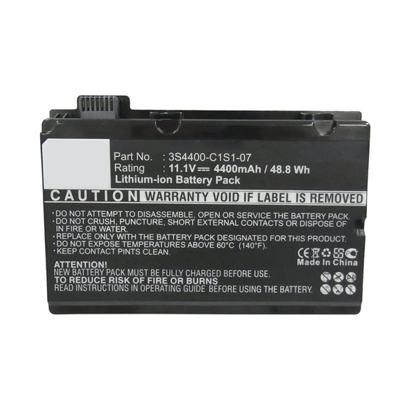 Batteries N Accessories BNA-WB-L11420 Laptop Battery - Li-ion, 11.1V, 4400mAh, Ultra High Capacity - Replacement for Fujitsu 3S4400-C1S1-07 Battery