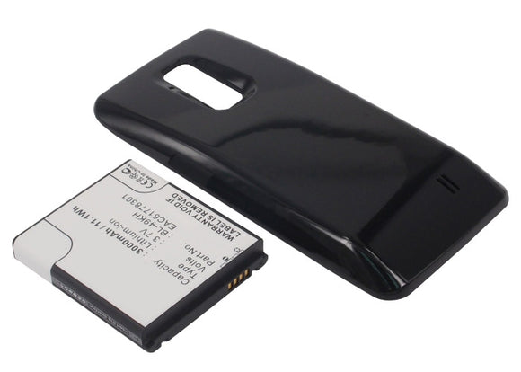 Batteries N Accessories BNA-WB-L3837 Cell Phone Battery - Li-ion, 3.7, 3000mAh, Ultra High Capacity Battery - Replacement for LG BL-49KH, EAC61778301 Battery