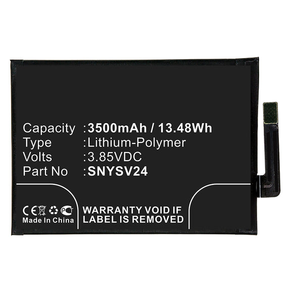Batteries N Accessories BNA-WB-P11275 Cell Phone Battery - Li-Pol, 3.85V, 3500mAh, Ultra High Capacity - Replacement for Sony SNYSV24 Battery