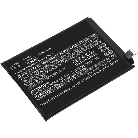 Batteries N Accessories BNA-WB-P17361 Cell Phone Battery - Li-Pol, 3.87V, 4900mAh, Ultra High Capacity - Replacement for Redmi BN5C Battery