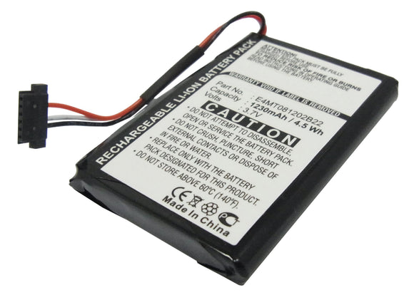 Batteries N Accessories BNA-WB-P4253 GPS Battery - Li-Pol, 3.7V, 1230 mAh, Ultra High Capacity Battery - Replacement for Navigon 541380530002 Battery