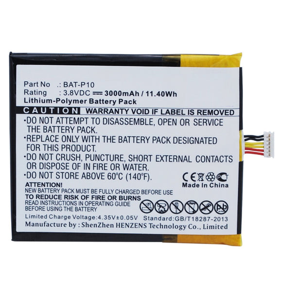 Batteries N Accessories BNA-WB-P3010 Cell Phone Battery - Li-Pol, 3.8V, 3000 mAh, Ultra High Capacity Battery - Replacement for Acer BAT-P10 Battery