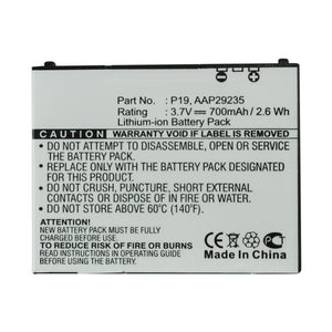 Batteries N Accessories BNA-WB-L14758 Cell Phone Battery - Li-ion, 3.7V, 700mAh, Ultra High Capacity - Replacement for Panasonic AAP29235 Battery